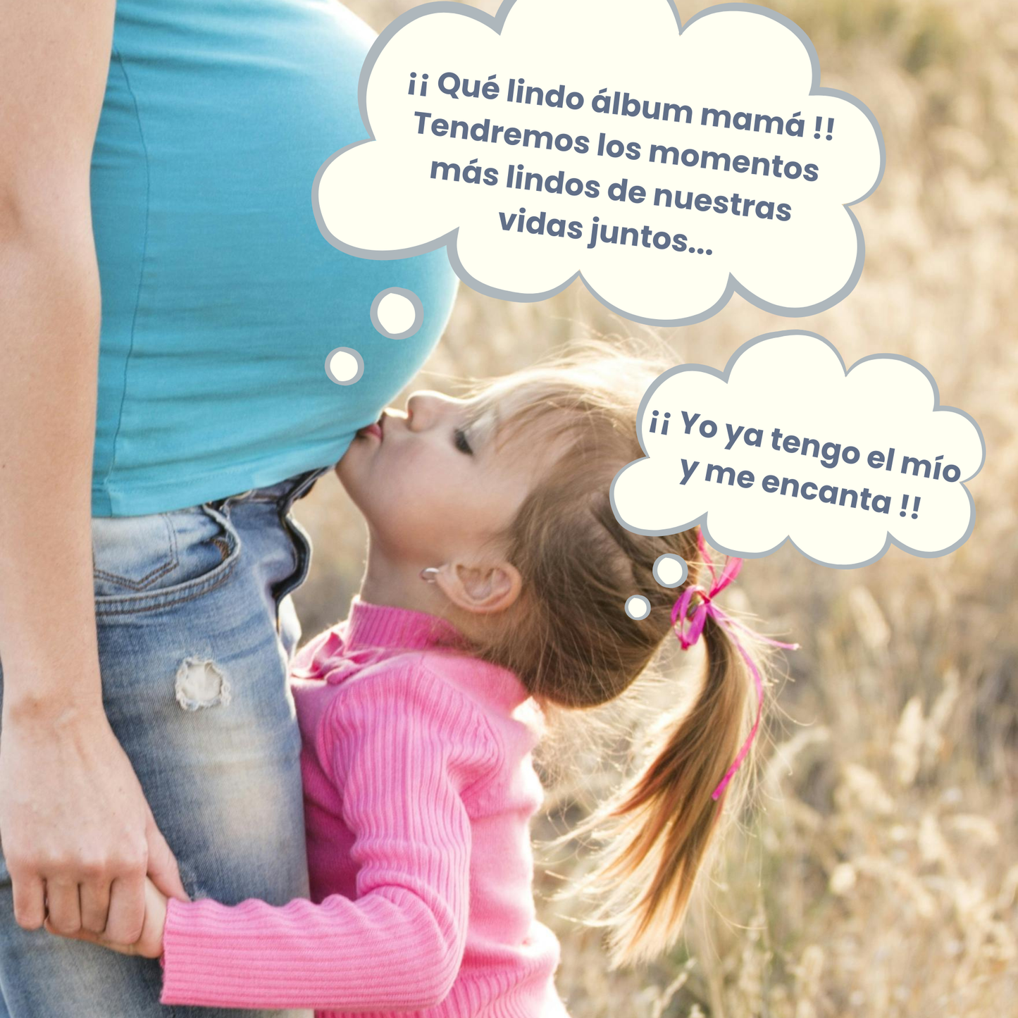 Álbum para bebé artesanal - "Un libro para ti, sobre ti" - Su vida de 0 a 18 años + Empaque de REGALO