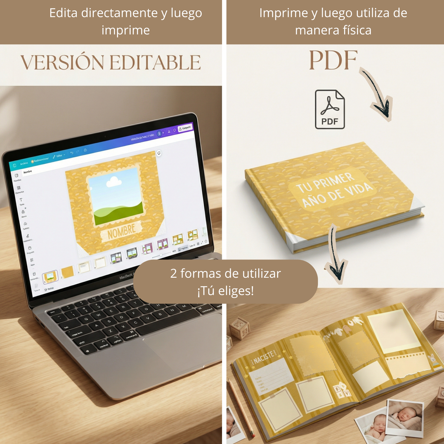 Su primer año – Edición Digital + Edición Imprimible
