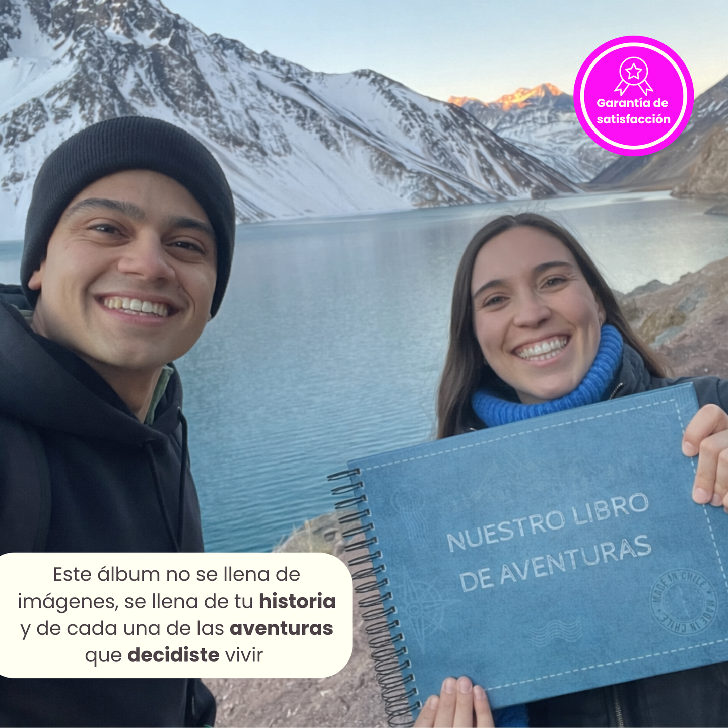 Álbum para aventureros (parejas/familias) - 70 lugares/actividades + Empaque de REGALO
