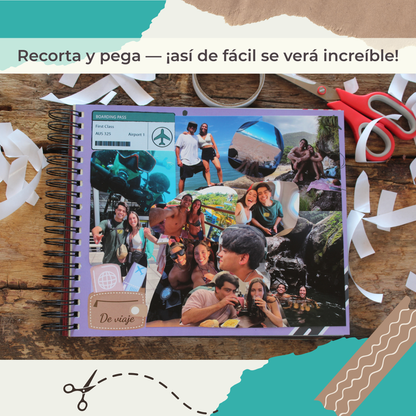 Álbum para Aventureros (parejas/familias) - "NUESTRO LIBRO DE AVENTURAS" - descubre 70 lugares/actividades + Empaque de REGALO