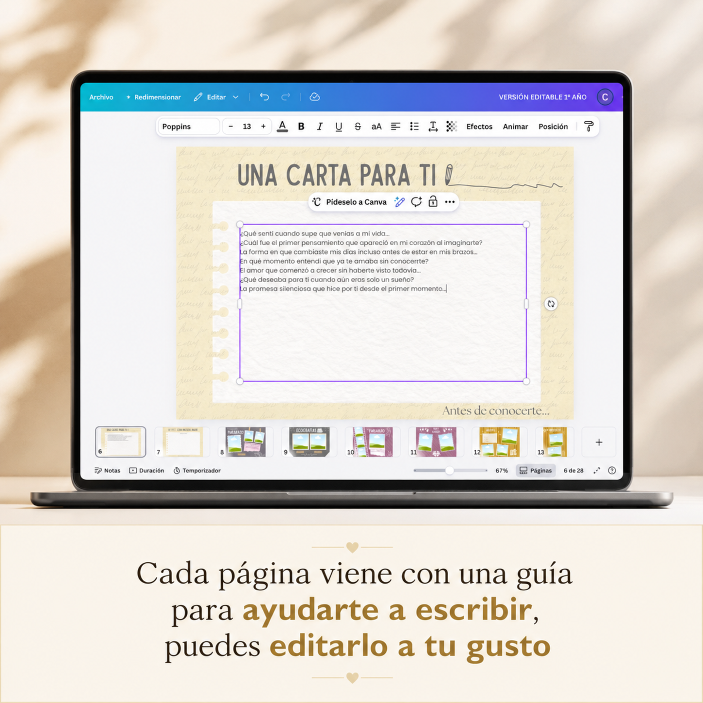 Su primer año – Edición Digital + Edición Imprimible
