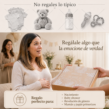 Álbum para bebé ARTESANAL - Su vida de 0 a 18 años + Empaque de REGALO
