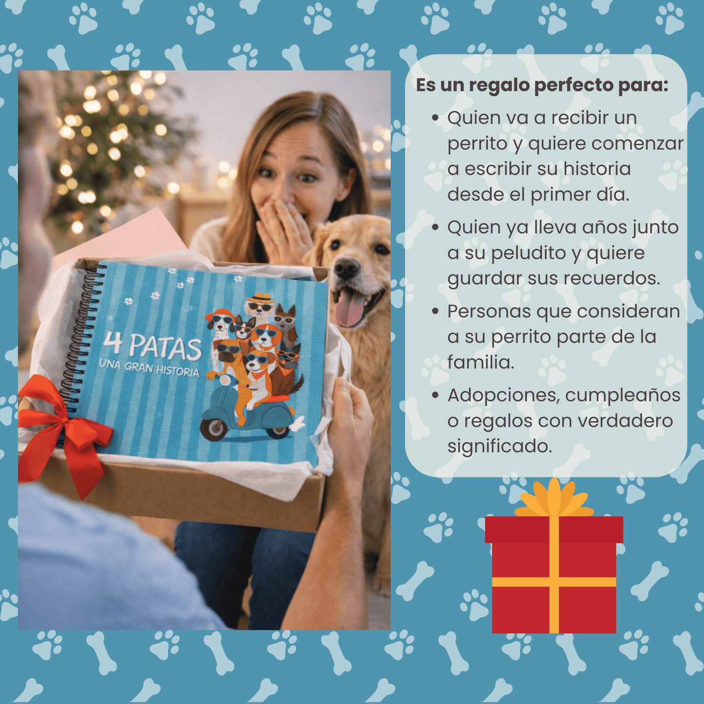 Pack Amor, Aventuras y Huellas 💖🌄🐾: libro de aventuras 70 actividades + álbum para parejas "Nuestra historia"+ álbum para perritos