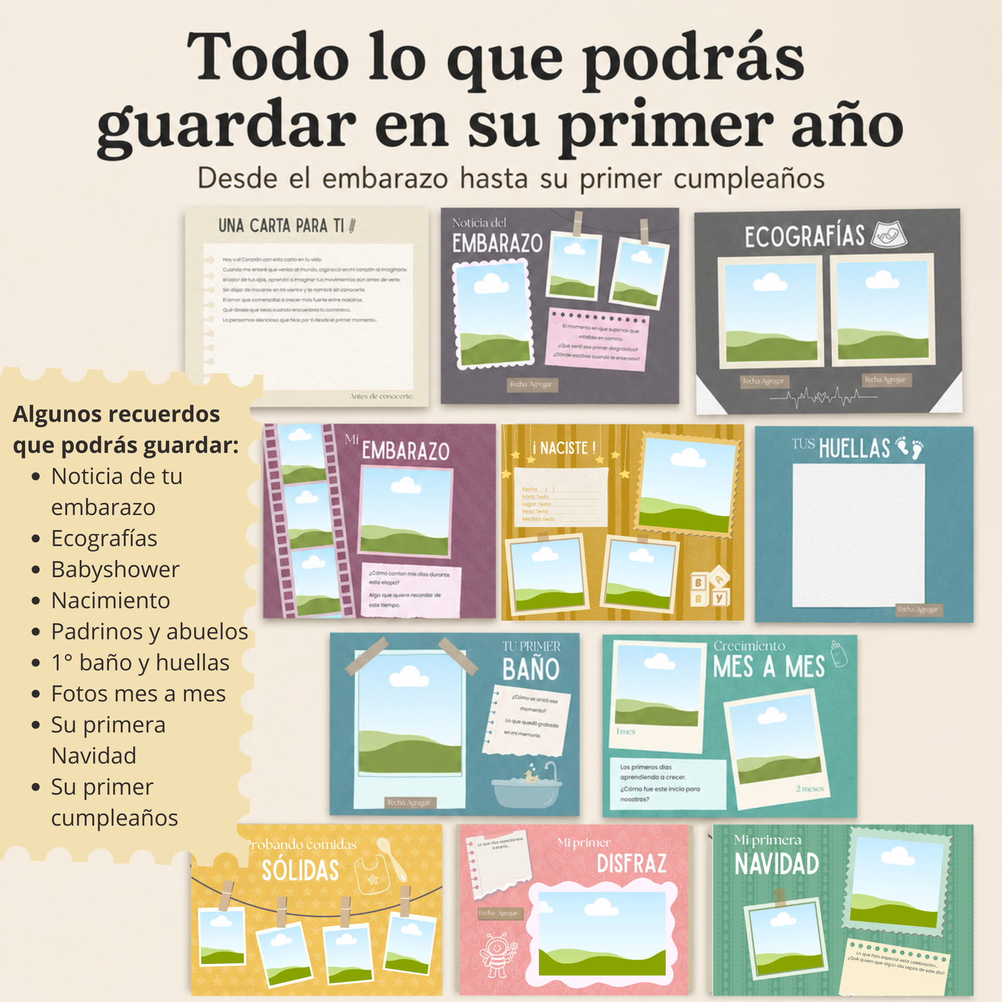 Su primer año – Edición Digital + Edición Imprimible