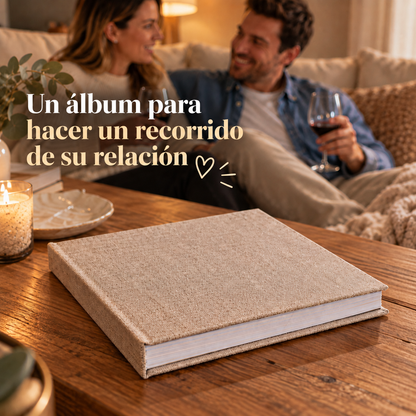 [PREVENTA] Álbum para parejas - Versión PREMIUM - Su historia desde que se conocieron + Empaque de REGALO