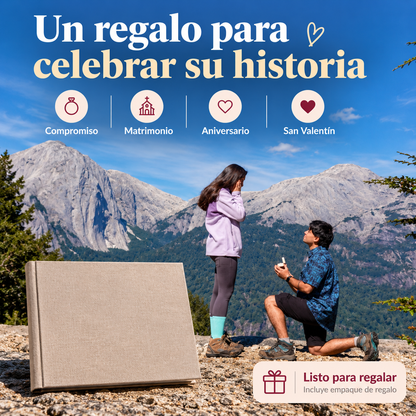[PREVENTA] Álbum para parejas - Versión PREMIUM - Su historia desde que se conocieron + Empaque de REGALO