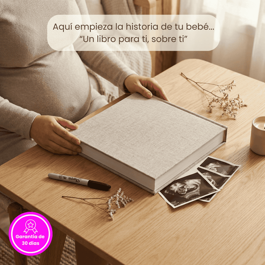 Álbum para bebé ARTESANAL - Su vida de 0 a 18 años + Empaque de REGALO
