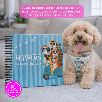 Álbum perritos + guía veterinaria + Empaque de REGALO